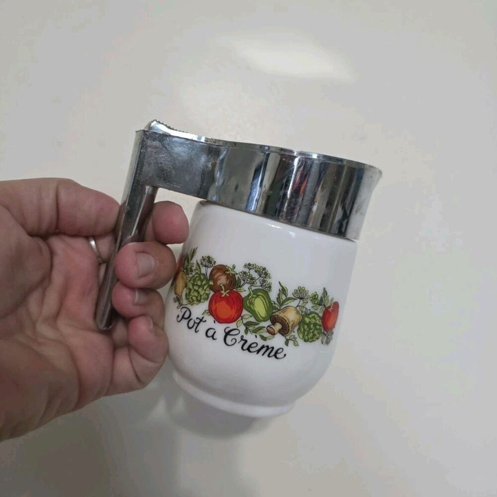 Gemco Spice of Life Creamer Pot A Creme Vintage 1970s Vegetables
